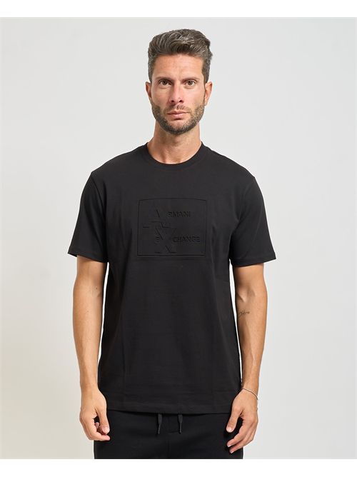 Men's Armani Exchange crew neck T-shirt with logo ARMANI EXCHANGE | XM001454-AF10361UC001